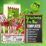 2018 Grinchmas Eve Box Templates Set 1