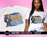 Tiger team pride Design Template