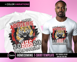 Homecoming Graphic TShirt Template