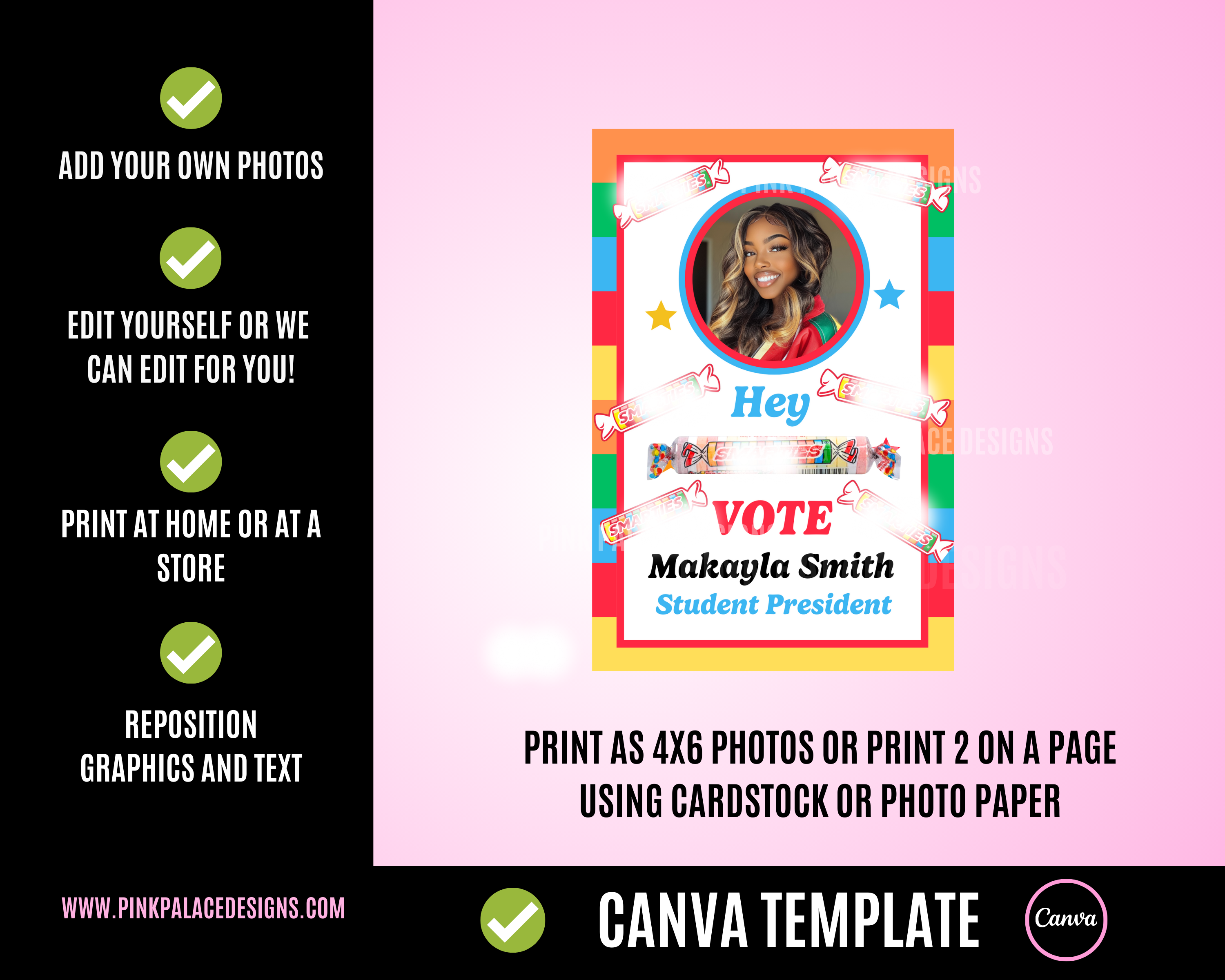 Smarty Candy Card
