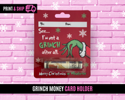 Money Card Holder - Grinch Theme