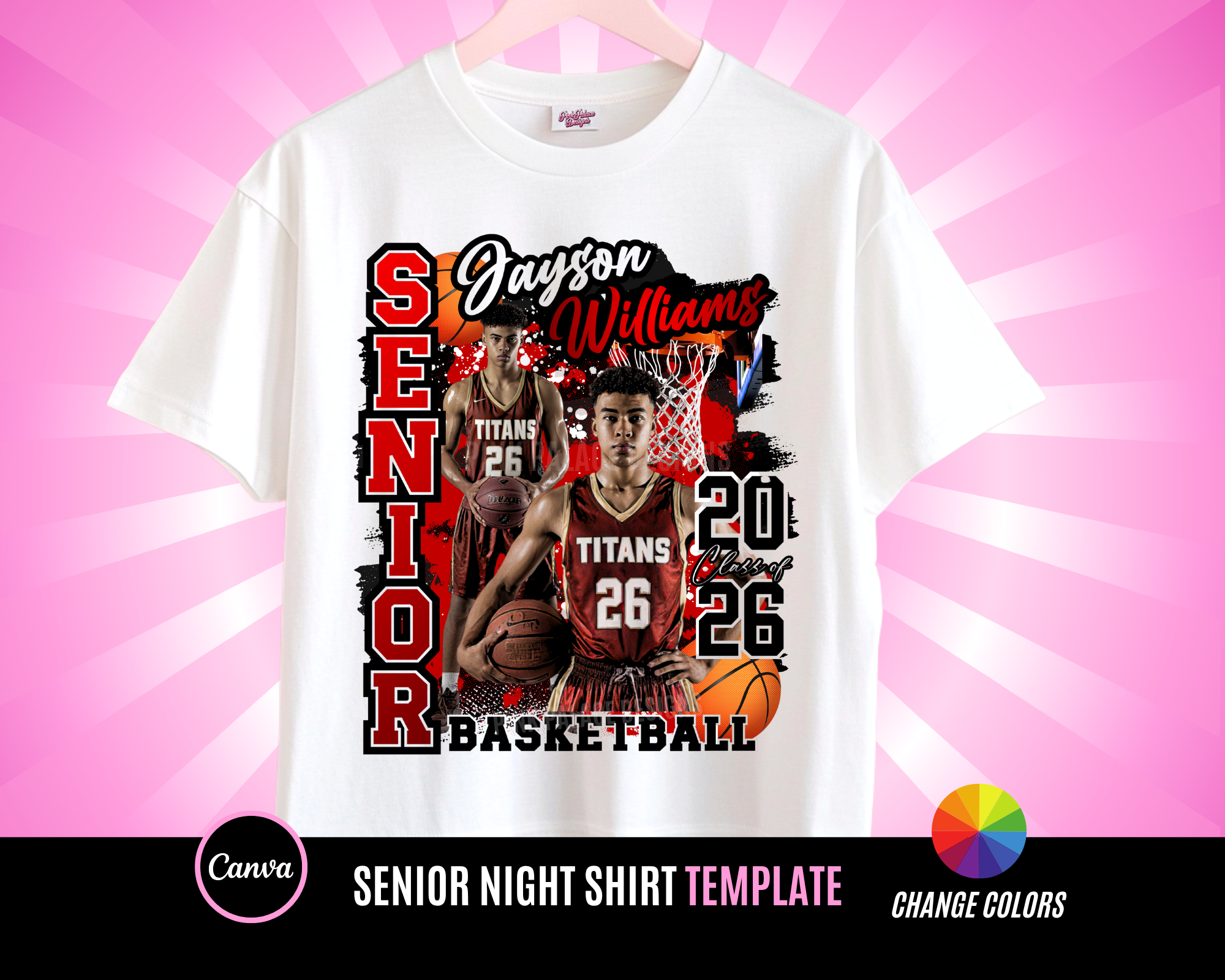 Senior Night Basketball Shirt