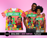 Sesame Street T-Shirt Template