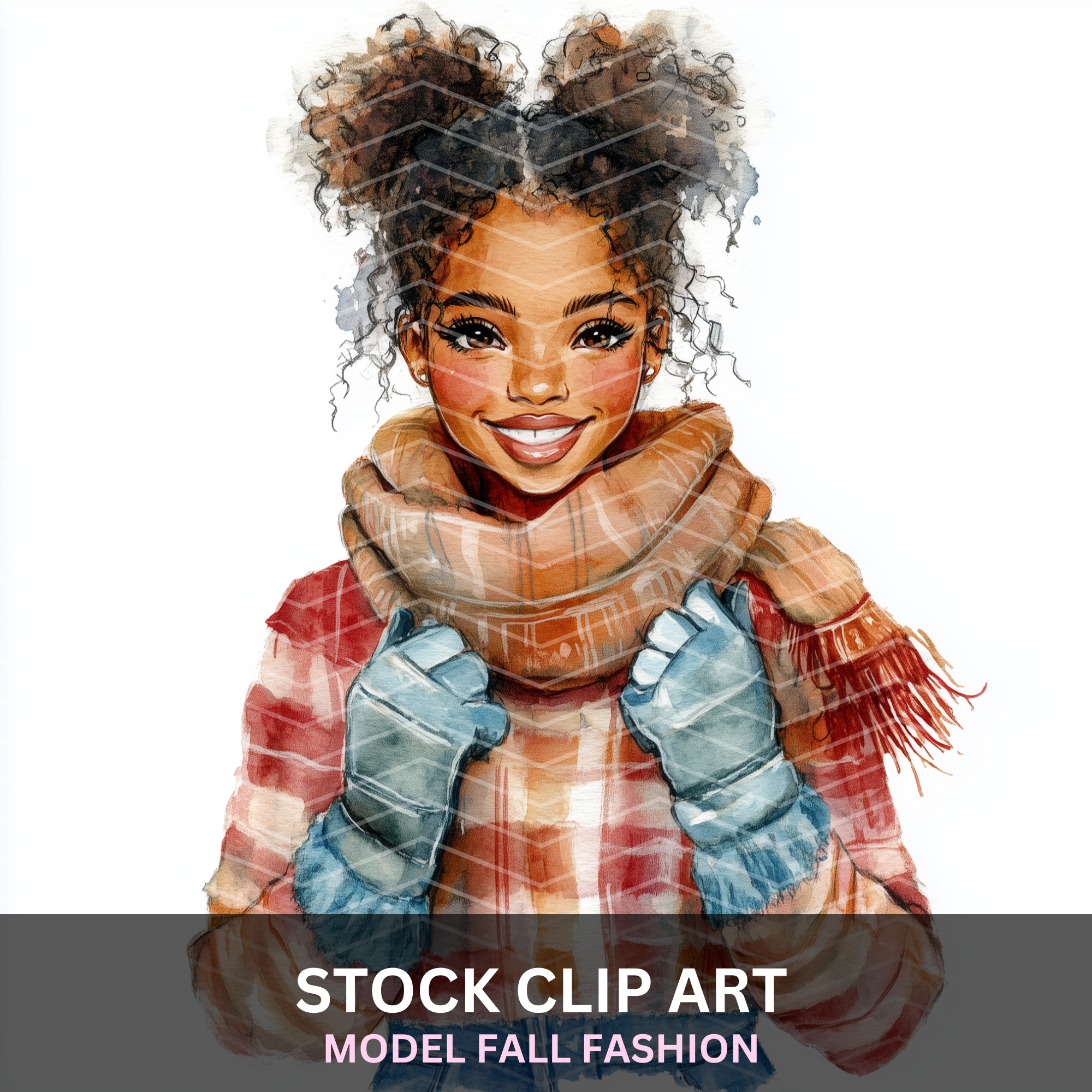 Fall Girl Clip Art