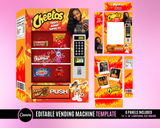 Cheetos Vending Machine Template