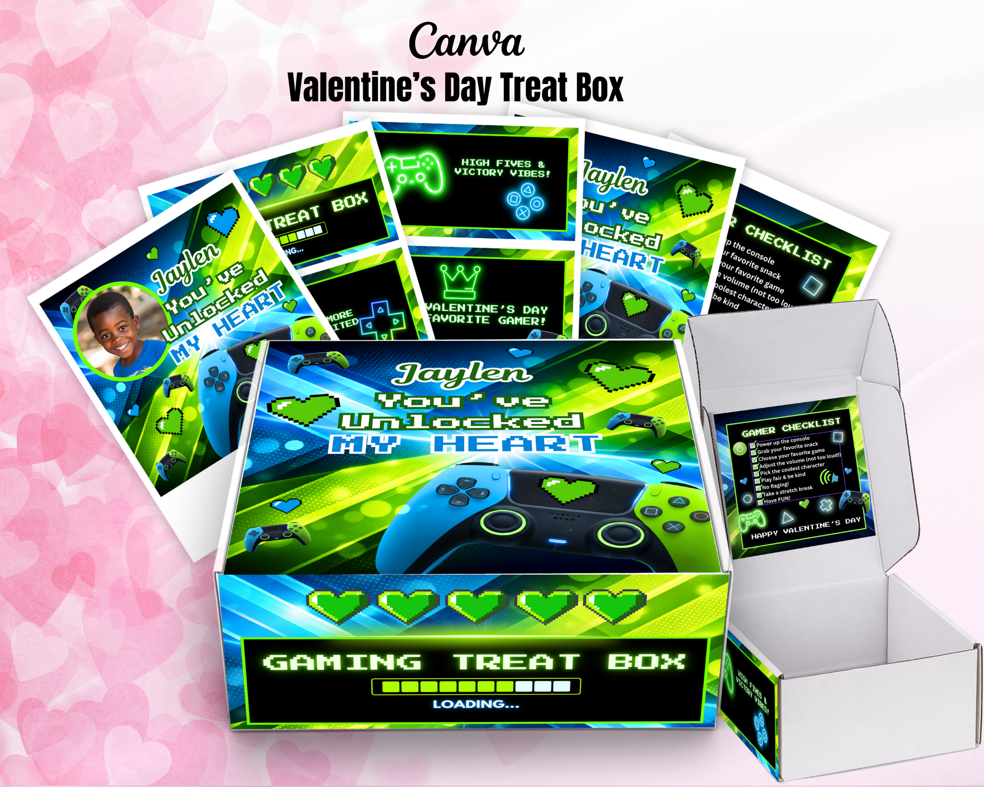 Gamer Valentines Day Box Bundle